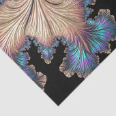 抽象芸術エレガントフラクタル羽根12デコページ 薄葉紙 (詳細)