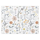 抽象芸術エレガントフローラのシームレスなパターン テーブルクロス (正面(横))