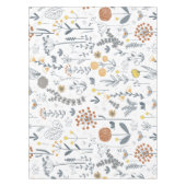 抽象芸術エレガントフローラのシームレスなパターン テーブルクロス (正面)