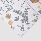 抽象芸術エレガントフローラのシームレスなパターン 薄葉紙 (詳細)