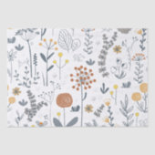 抽象芸術エレガントフローラのシームレスなパターン 薄葉紙 (正面)