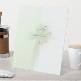 抽象芸術エレガントフローラクロスバプテスペデスタルsig 台座サイン