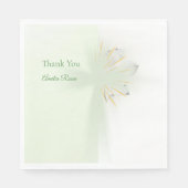 抽象芸術エレガントフローラクロスバプテスムナプキン スタンダードランチョンナプキン (正面)