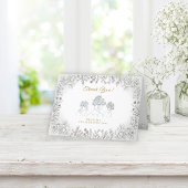 抽象芸術エレガントフローラヘア開花女性の日 サンキューカード