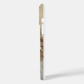 抽象芸術エレガントフローラ油彩画金ゴールド Case-Mate iPhoneケース (裏面 / 左)