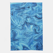抽象芸術エレガントマラグラデーションーベル キッチンタオル (縦)