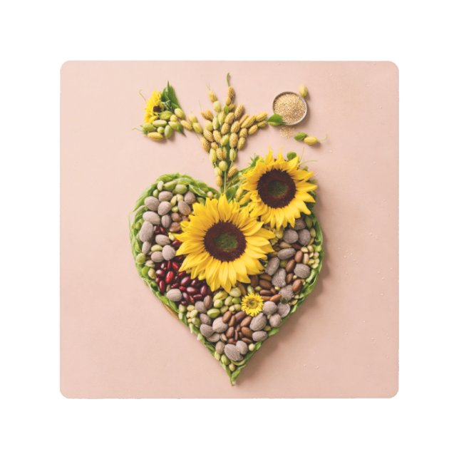 抽象芸術エレガントメタルウォールアーモダントホームデコ メタルプリント (正面)