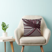 抽象芸術エレガントリボン灰色 クッション (椅子)