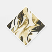 抽象芸術エレガントレトロなデジタル流体大理石 スタンダードランチョンナプキン (角)