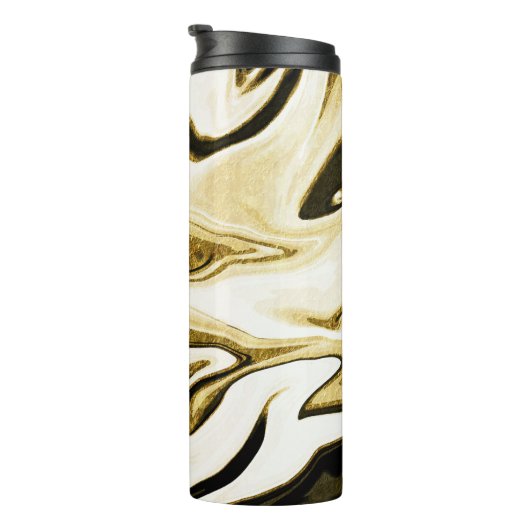 抽象芸術エレガントレトロなデジタル流体大理石 タンブラー (回転右)