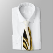 抽象芸術エレガントレトロなデジタル流体大理石 ネクタイ (タイ)