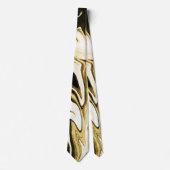 抽象芸術エレガントレトロなデジタル流体大理石 ネクタイ (正面)