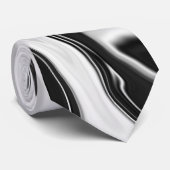 抽象芸術エレガントレトロカラーのデジタル流体 ネクタイ (ロール)