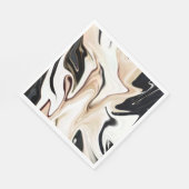 抽象芸術エレガントレトロカラーデジタル流体テクスチャ スタンダードランチョンナプキン (角)