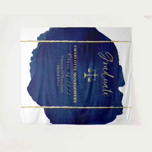 抽象芸術エレガントロースクール卒業背景 タペストリー (正面(横))