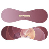 抽象芸術エレガントワモダンイン赤フラクタルアート名 ソフトボール (パネル)