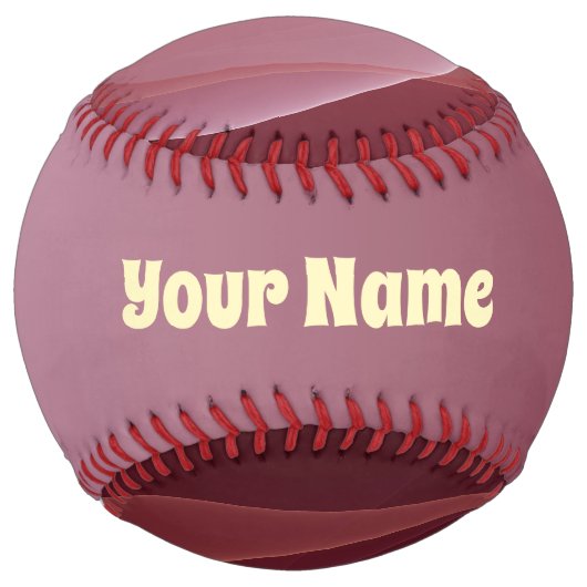 抽象芸術エレガントワモダンイン赤フラクタルアート名 ソフトボール (正面)