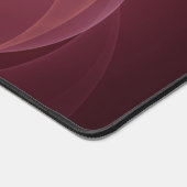 抽象芸術エレガントワモダンイン赤フラクタルアート デスクマット (コーナー)