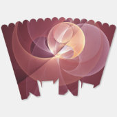 抽象芸術エレガントワモダンイン赤フラクタルアート フェイバーボックス (見開き)