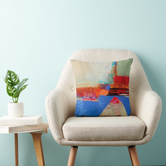 抽象芸術エレガント混カラフル合絵を描型 クッション (椅子)