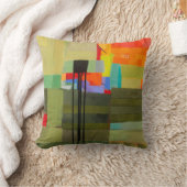 抽象芸術エレガント混カラフル合絵を描型 クッション (ブランケット)