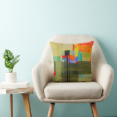 抽象芸術エレガント混カラフル合絵を描型 クッション (椅子)