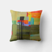 抽象芸術エレガント混カラフル合絵を描型 クッション (裏面)