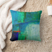 抽象芸術エレガント混カラフル合絵を描型 クッション (ブランケット)