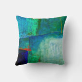 抽象芸術エレガント混カラフル合絵を描型 クッション (裏面)