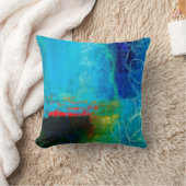 抽象芸術エレガント混カラフル合絵を描型 クッション (ブランケット)
