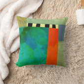 抽象芸術エレガント混カラフル合絵を描型 クッション (ブランケット)