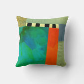 抽象芸術エレガント混カラフル合絵を描型 クッション (裏面)