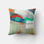 抽象芸術エレガント混カラフル合絵を描型 クッション (裏面)