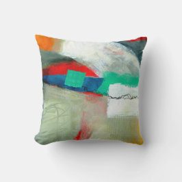 抽象芸術エレガント混カラフル合絵を描型 クッション