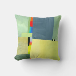 抽象芸術エレガント混カラフル合絵を描型 クッション