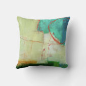 抽象芸術エレガント混カラフル合絵を描型 クッション (裏面)