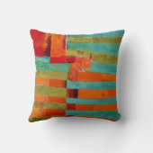 抽象芸術エレガント混カラフル合絵を描型 クッション (裏面)