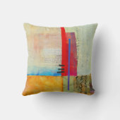 抽象芸術エレガント混カラフル合絵を描型 クッション (裏面)