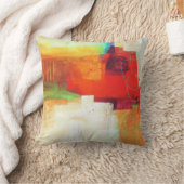 抽象芸術エレガント混カラフル合絵を描型 クッション (ブランケット)