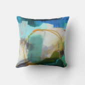 抽象芸術エレガント混カラフル合絵を描型 クッション (裏面)