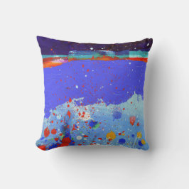 抽象芸術エレガント混カラフル合絵を描型 クッション
