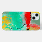 抽象芸術エレガント混カラフル合絵を描型 Case-Mate iPhoneケース (裏面 (横))