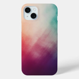 抽象芸術エレガント混カラフル合絵を描型 iPhone 15 MINIケース