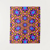 抽象芸術エレガント花柄 タペストリー (正面)