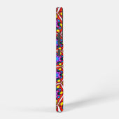 抽象芸術エレガント花柄 SAMSUNG GALAXYケース (右側面)