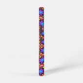 抽象芸術エレガント花柄 SAMSUNG GALAXYケース (右側面)