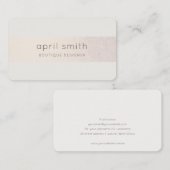 抽象芸術エレガント金ゴールドパープルウォーター色グリッター 名刺 (正面/裏面)