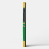 抽象芸術エレガント金ゴールド王室の緑 Case-Mate iPhoneケース (裏面 / 左)