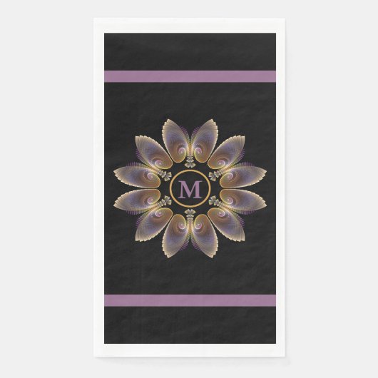 抽象芸術エンジェルウイングマンダラフラクタルモノグラム (正面)