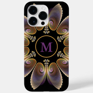 抽象芸術エンジェルウイングマンダラフラクタルモノグラム Case-Mate iPhone 14 PRO MAXケース